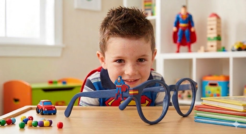 Bril Beads Superman Jongen Sfeerfoto